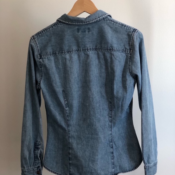 GUESS DENIM TOP - Picture 4 of 7